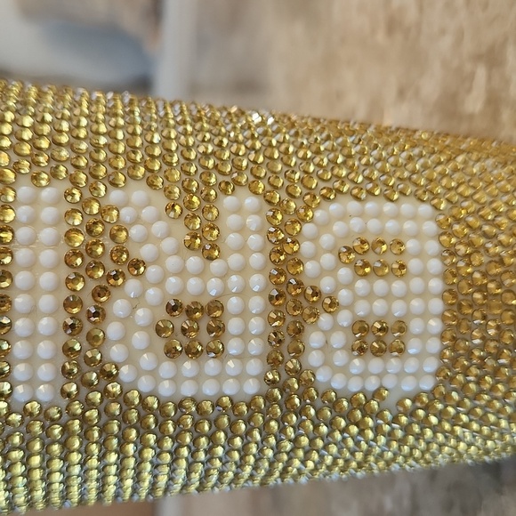 Gold Rhinestone Bride Tumbler - Picture 2 of 4